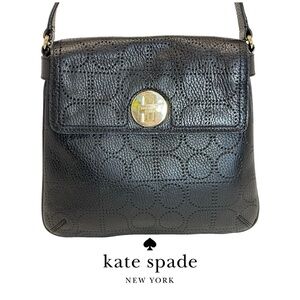 Kate Spade Black Leather Crossbody Bag